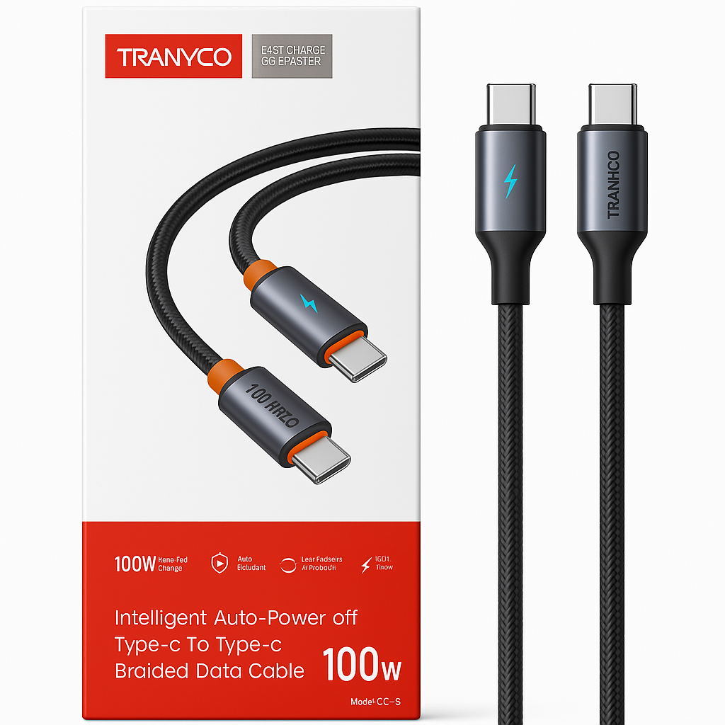 کابل تبدیل USB-C به USB-C ترانیو مدل CC-5