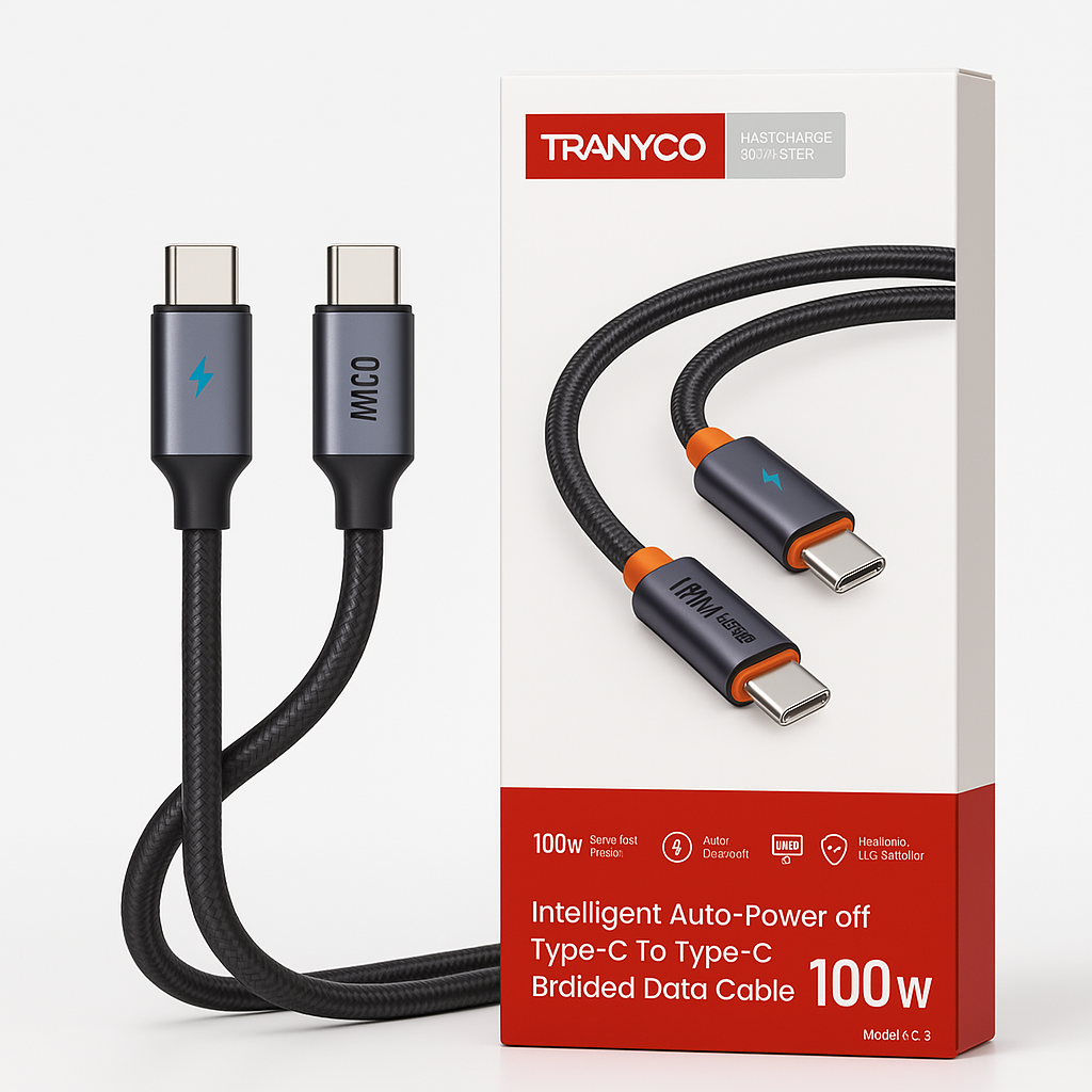 کابل تبدیل USB-C به USB-C ترانیو مدل CC-5 - Image 2