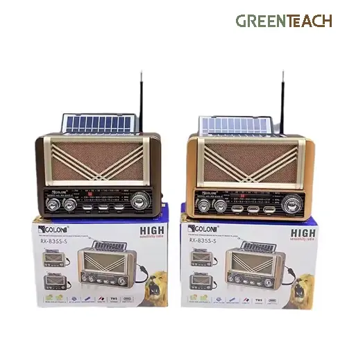 Alternative view of رادیو اسپیکر خورشیدی مدل GOLON RX-835S-S