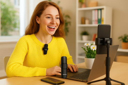 Alternative view of میکروفون یقه ای بی سیم TRANYOO T-MC19