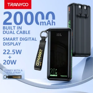 پاوربانک 20000 میلی آمپر ترانیو مدل T-K17