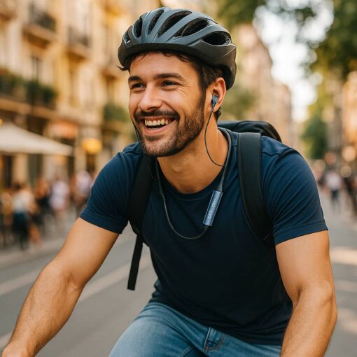 Alternative view of هدست بلوتوثی گردنی مدل T-M28 ترانیو