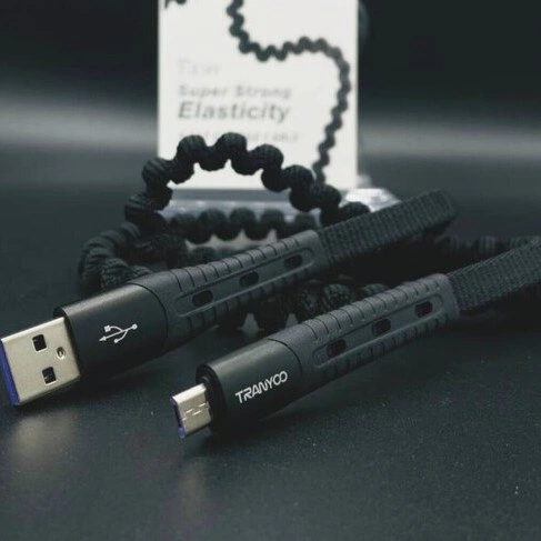  رنگ مشکی کابل شارژ تایپ سی ترانیو مدل T-X18C 