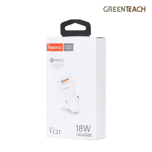 Alternative view of شارژر فندکی خودرو 18 وات ترانیو مدل T-C21