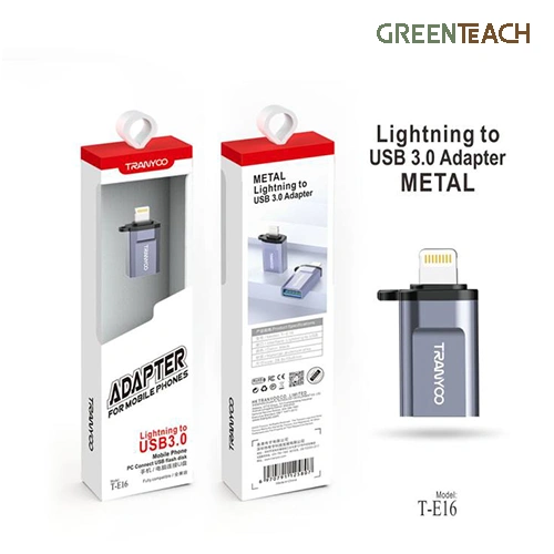 تبدیل OTG لایتنینگ ترانیو مدل E16