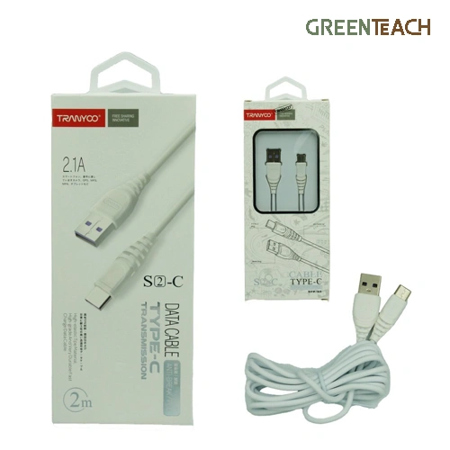 کابل شارژ Type-C ترانیو مدل S2-C طول 2 متر
