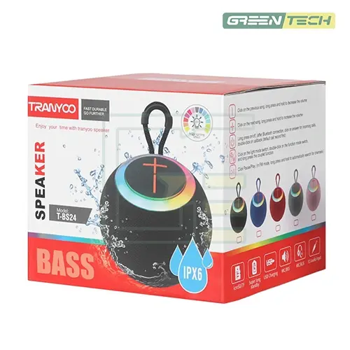 اسپیکر بلوتوثی قابل حمل ترانیو مدل BS24