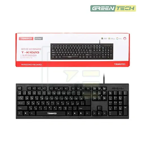 کیبورد سیم دار TRANYOO مدل T-K1020