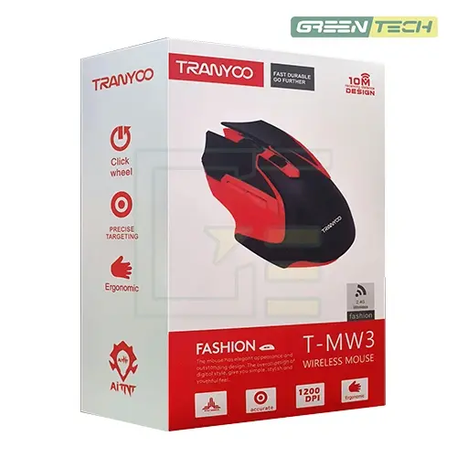موس گیمینگ بی سیم ترانیو مدل T-MW3