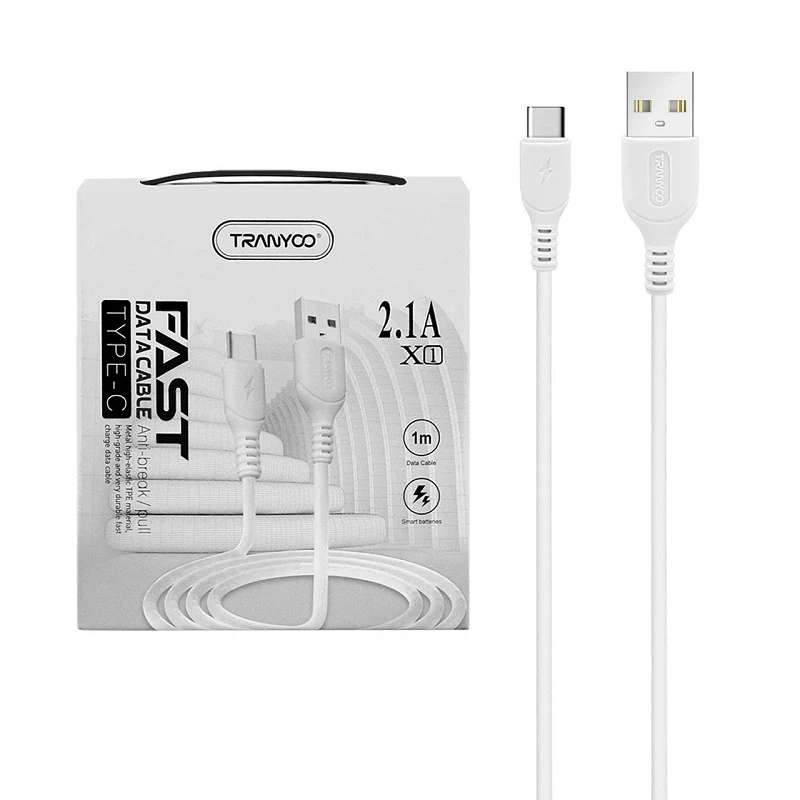 کابل شارژ تایپ سی ترانیو مدل X1