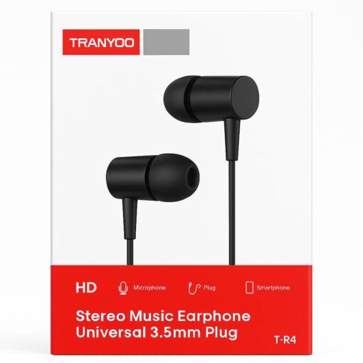 هندزفری سیمی جک 3.5mm صدا ترنیو Tranyoo R4