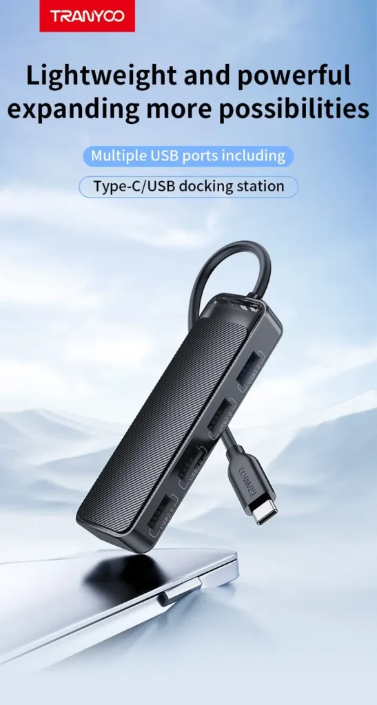 هاب تایپ سی ترانیو مدل HB1-C