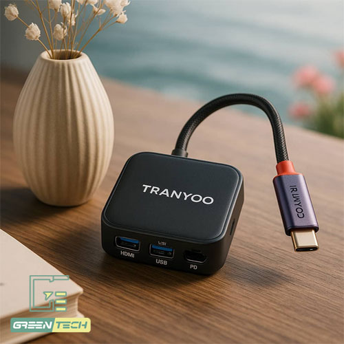 Alternative view of هاب 6 پورت تایپ سی ترانیو مدل HB6-C