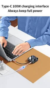 هاب 7 پورت تایپ سی ترانیو مدل HB7-C، هاب تایپ سی، هاب یو اس بی 3، هاب چند پورت