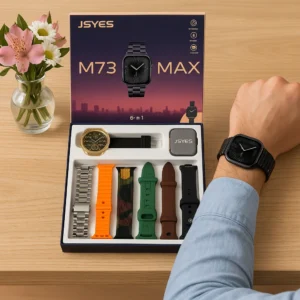 ساعت هوشمند M73 MAX رنگ بندهای اضافهبا شش بند اضافی
