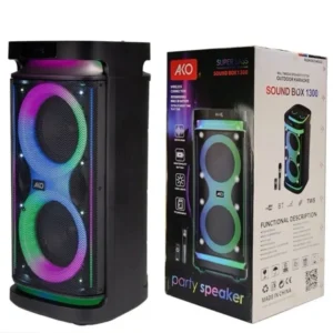 پکیج و بسته بندی اسپیکر چمدانی Sound Box 1300 AKO