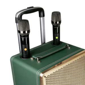 اسپیکر بلوتوثی آکو مدل Sound Box 2500 با دو میکروفون بی سیم
