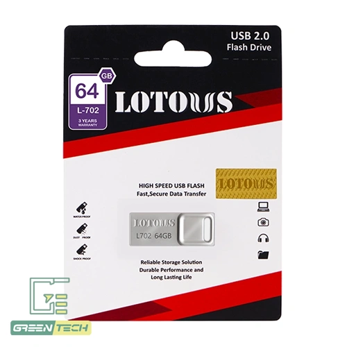 Alternative view of فلش مموری 64 گیگ USB 2.0 لوتوس مدل L702