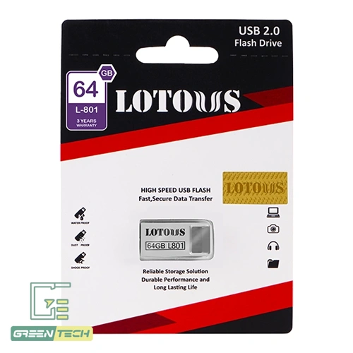 Alternative view of فلش مموری 64 گیگ USB 2.0 لوتوس مدل L801