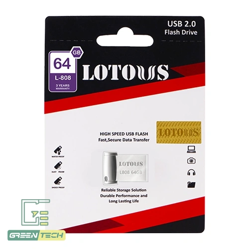 Alternative view of فلش مموری 64 گیگ USB 2.0 لوتوس مدل L808