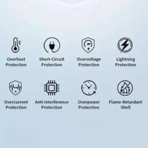 سیستم محافظت 8 لایه شارژر ترانیو T-C02