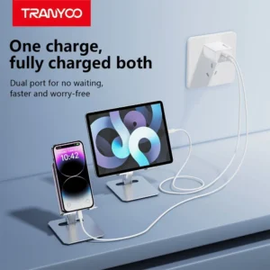 شارژر دیواری ترانیو T-C02 با دو پورت خروجی