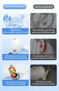 مزایای هندزفری با سیم ترانیو مدل T-R15 نسبت به سایر هندزفری ها