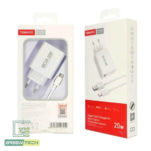 Alternative view of شارژر 20 وات ترانیو مدل T-SE8C تایپ سی