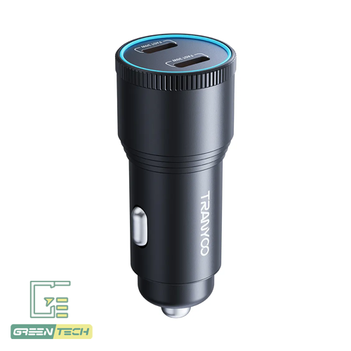 شارژر فندکی 60 وات دو پورت ترانیو مدل T-C24