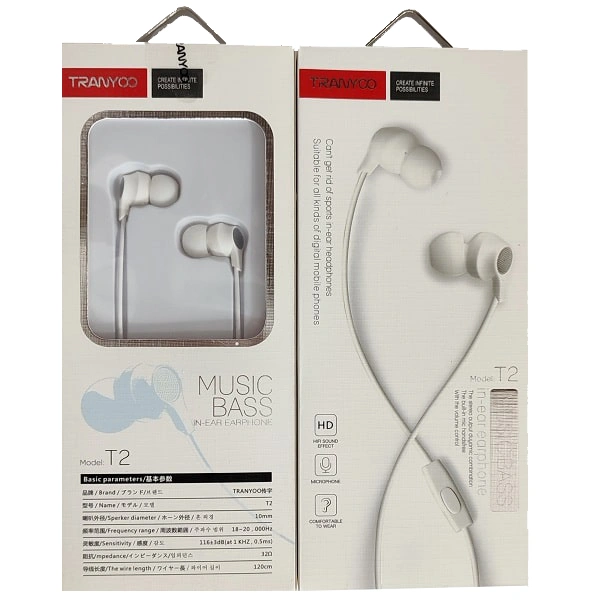 هندزفری با سیم ترانیو مدل T2 جک 3.5