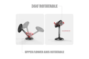 قابلیت چرخش 360 درجه در پایه نگهدارنده گوشی مگنتی ترانیو مدل Z8