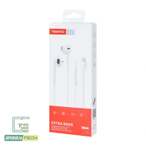 هندزفری با سیم ترانیو مدل T-K10 لایتنینگ