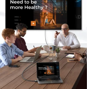 اتصال لپ‌تاپ‌ به مانیتور بزرگ با کابل HDMI ترانیو T-G2