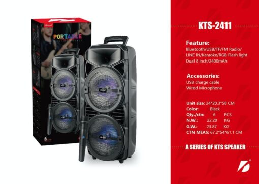 اسپیکر بلوتوثی kts-2411