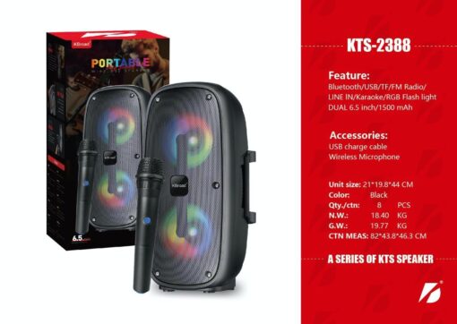 اسپیکر بلوتوثی kts-2388