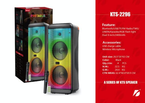 اسپیکر بلوتوثی kts-2296