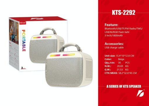 اسپیکر بلوتوثی kts-2292
